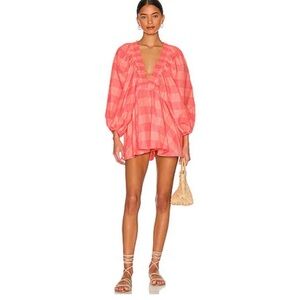 Sundress Pink/Orange Romper